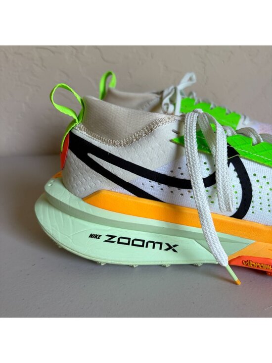 Nike ZoomX Zegama 2 Trail Running Shoes Men\'s US8 Summit White Laser Orange main image 10
